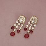 Premium Moissanite Kundan Earring