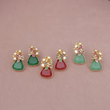 Premium Polki Kundan Studs Earring