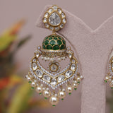 Premium Polki Kundan Jhumka Earring