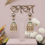 Premium Polki Kundan Jhumka Earring