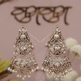 Jadau Multi Golden Earring