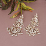 Jadau Multi Golden Earring