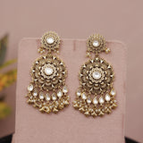 Antique Gold Kundan Earring