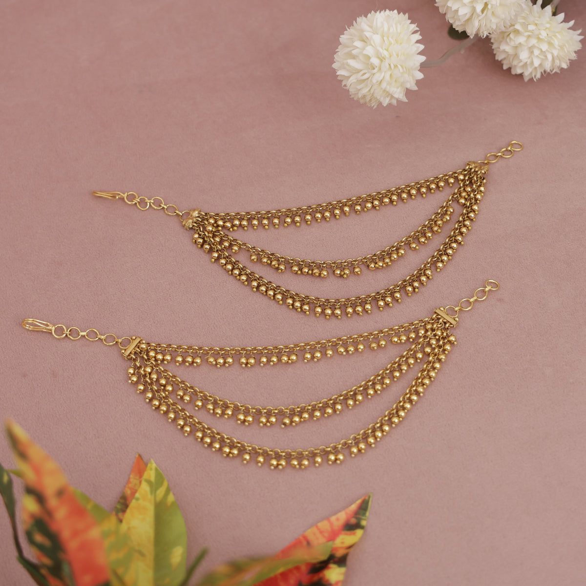 Antique Gold Ear chain - Matil