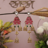 Kashmiri Pahadi Fusion Jhumka Earring