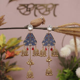 Kashmiri Pahadi Fusion Jhumka Earring