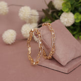Cubic Zirconia Gold Plated AD Bangle