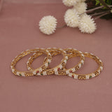 Antique Matt Gold Bangle