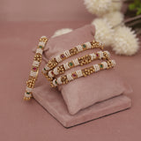 Antique Matt Gold Bangle