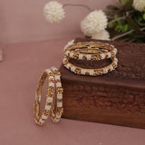 Antique Matt Gold Bangle