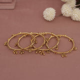 Antique Matt Gold Bangle