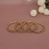 Antique Matt Gold Bangle
