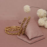 Antique Matt Gold Bangle