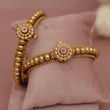 Antique Matt Gold Bangle