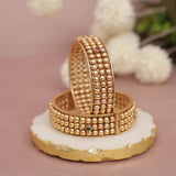 Antique Matt Gold Bangle
