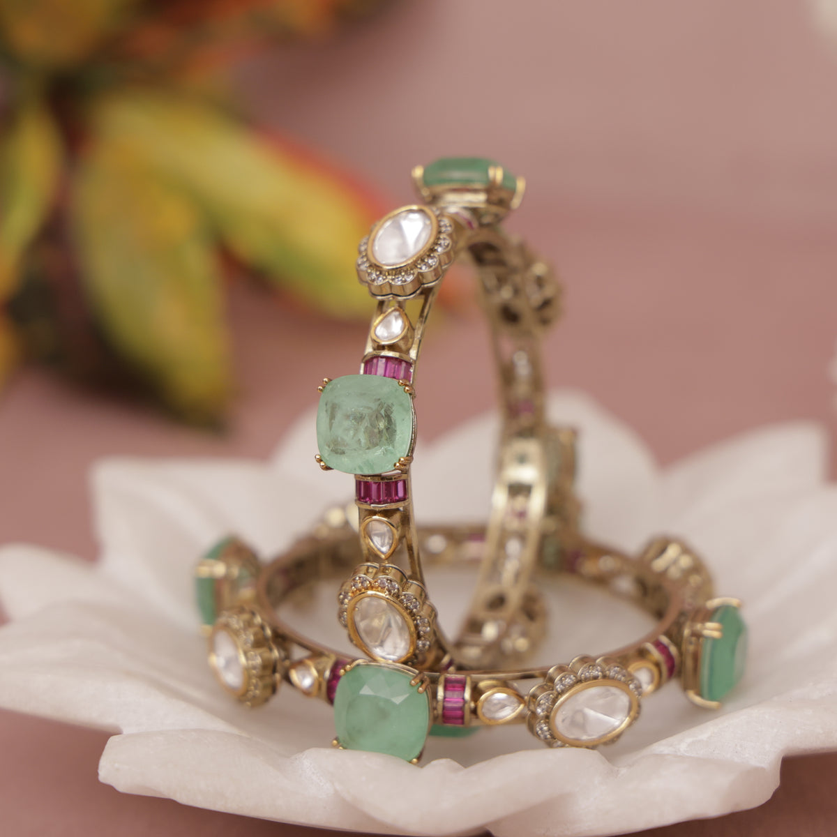 premium Polki Kundan Bangle