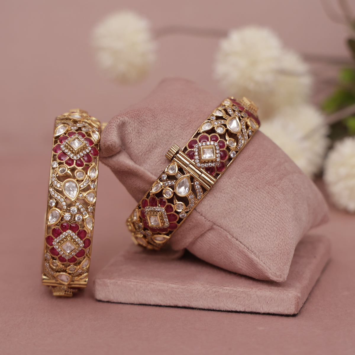 premium Polki Kundan Bangle