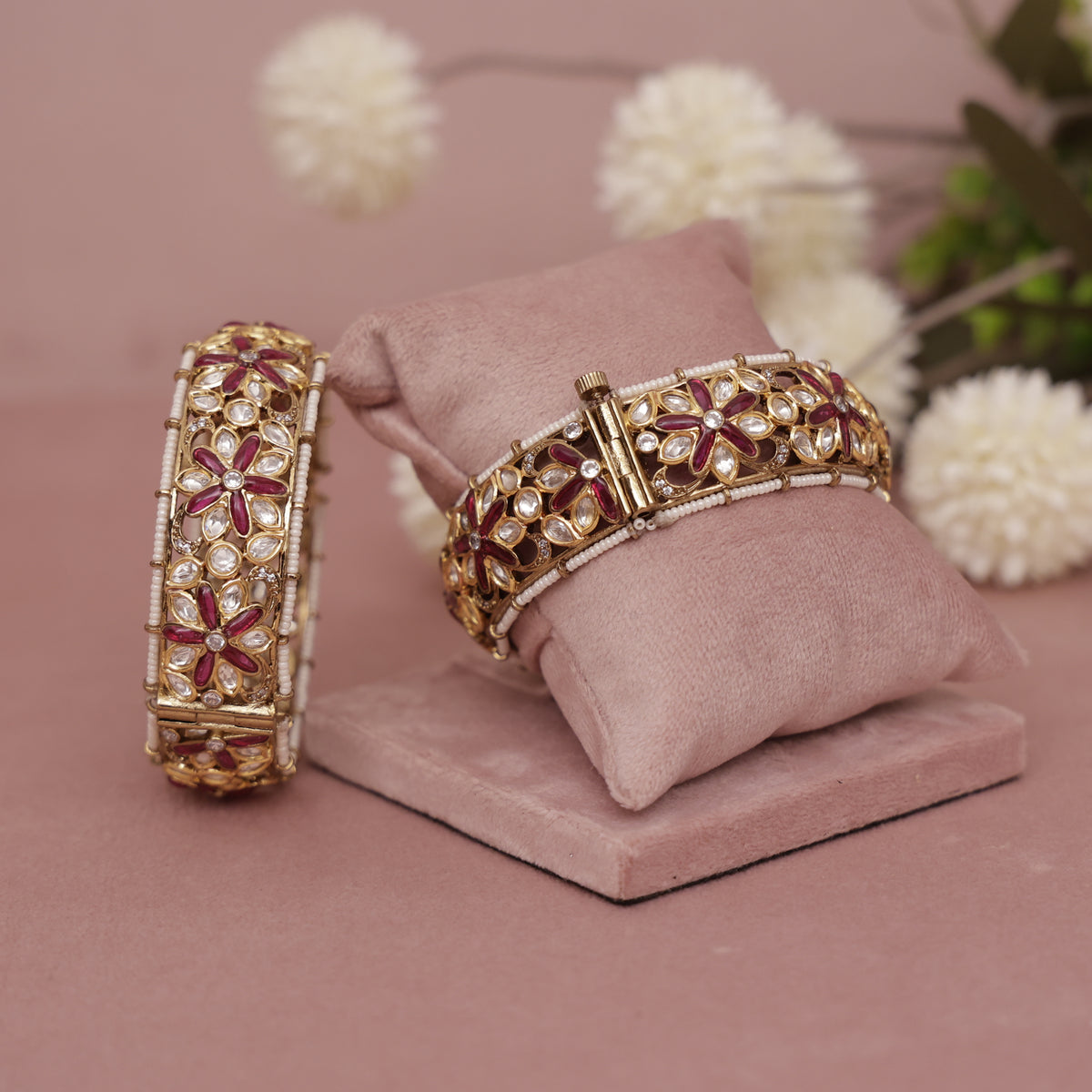 premium Polki Kundan Bangle