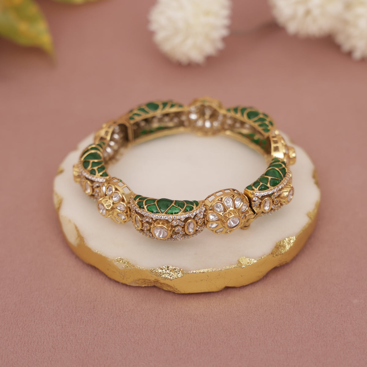 Luxury Kundan Kada Bangle