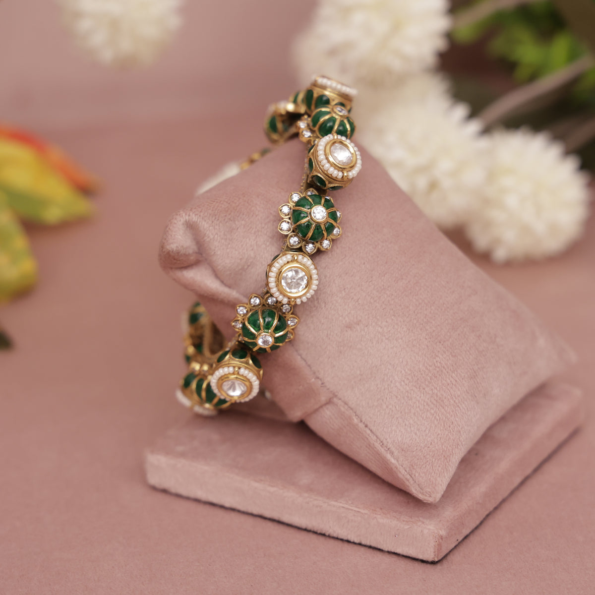 Luxury Kundan Kada Bangle