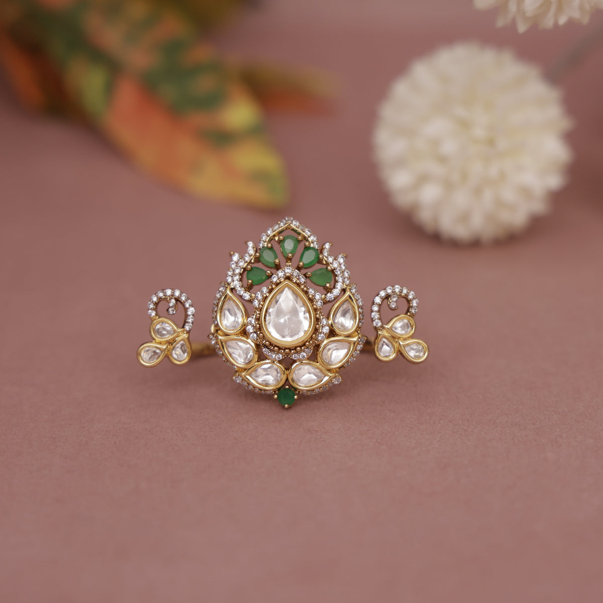Kundan Finger Ring