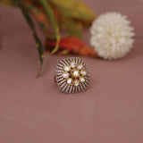 Kundan Finger Ring