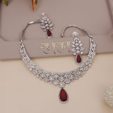 American Diamond Modern Necklase Set