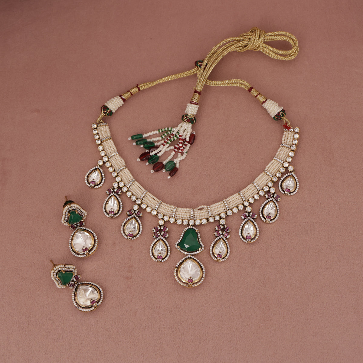 Premium Kundan Necklace Set