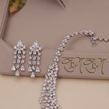 American Diamond Modern Necklase Set