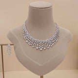 American Diamond Modern Necklase Set