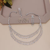 American Diamond Modern Necklase Set
