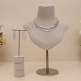 American Diamond Modern Necklase Set