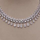 American Diamond Modern Necklase Set