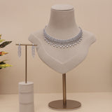 American Diamond Modern Necklase Set