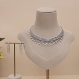 American Diamond Modern Necklase Set