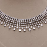 American Diamond Modern Necklase Set