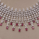 American Diamond Modern Necklase Set