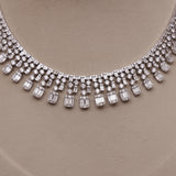 American Diamond Modern Necklase Set
