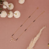 Short A D Mangalsutra 18 Inch