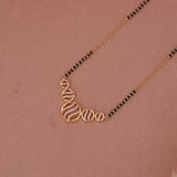 Short A D Mangalsutra 18 Inch