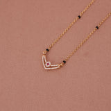 Short A D Mangalsutra 18 Inch