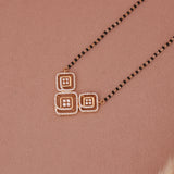 Short A D Mangalsutra 18 Inch