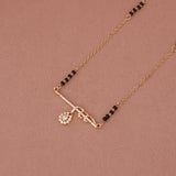 Short A D Mangalsutra 18 Inch