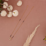 Short A D Mangalsutra 18 Inch