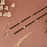 A D Long Mangalsutra Set 36 Inch