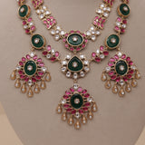 Premium Kundan Layers Necklace Set