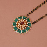 Moissanite Kundan Designer Mangalsutra 24 Inch