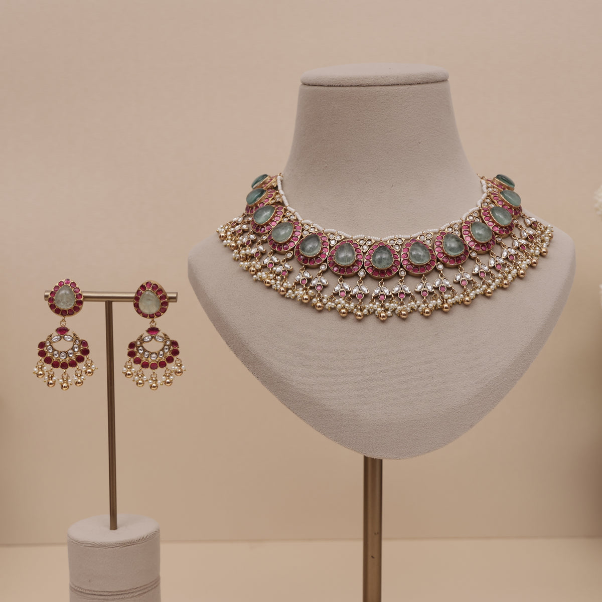 Premium Kundan Necklace Set