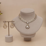 Premium Moissanite Kundan Necklace Set