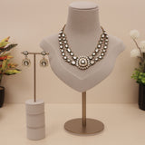 Premium Moissanite Kundan Necklace Set